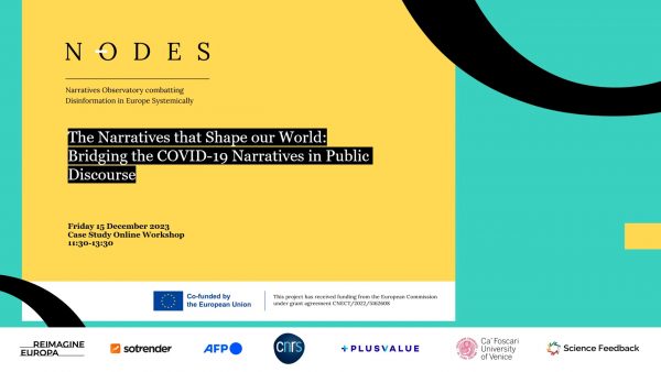 “The Narratives that shape our World: Bridging the COVID-19 Narratives in Public Discourse” – replay